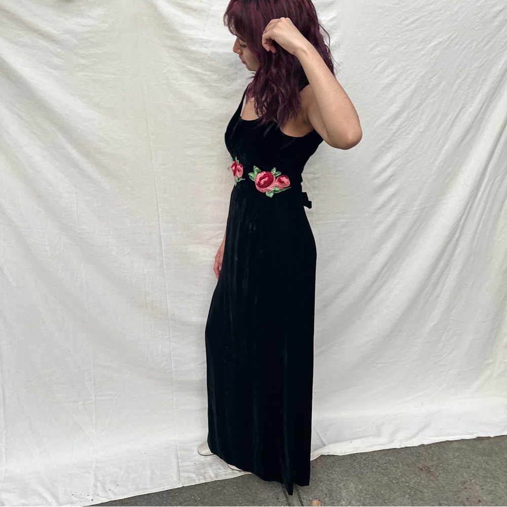 1970s Velvet Dress - Picture 4 of 12